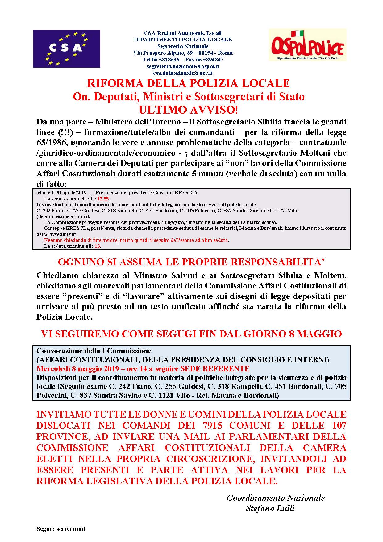 Ospol Sito Ufficiale Organizzazione Sindacale Delle